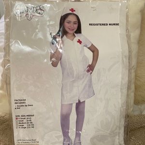 Girls Halloween Costume Registered Nurse